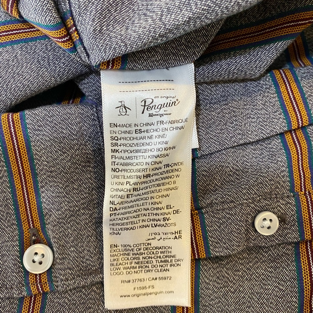 Original Penguin Button Up Shirt - NWT. - Picture 5 of 5